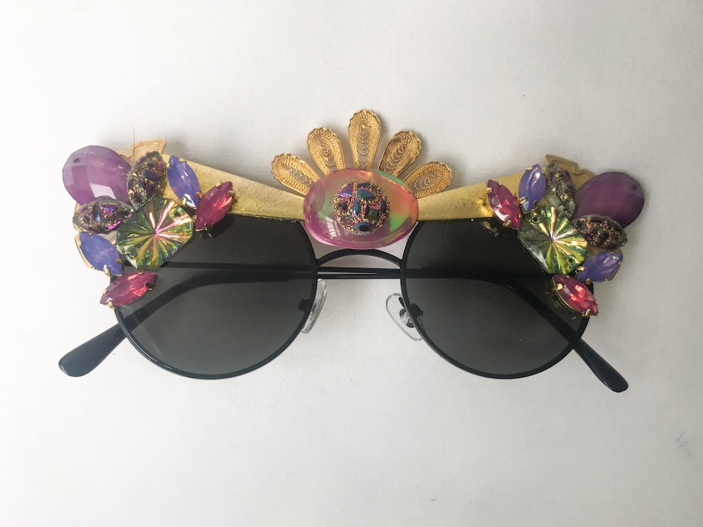 Pink & Purple Third Eye Bloom - Third-Eye Sunglasses - Smiley Art Goods ...