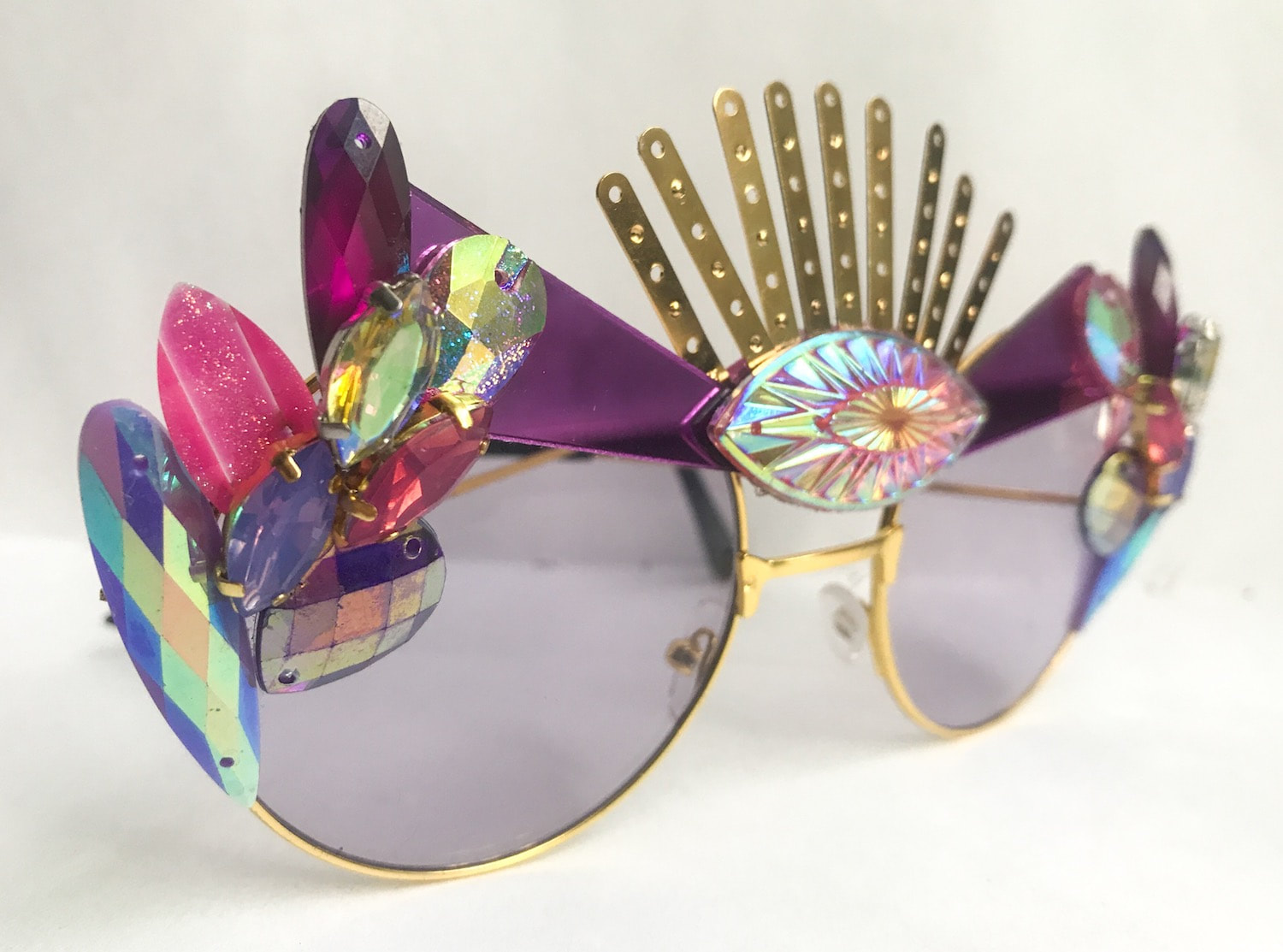 Purple Third Eye Sunglasses - Third-Eye Sunglasses Handcrafted with ...