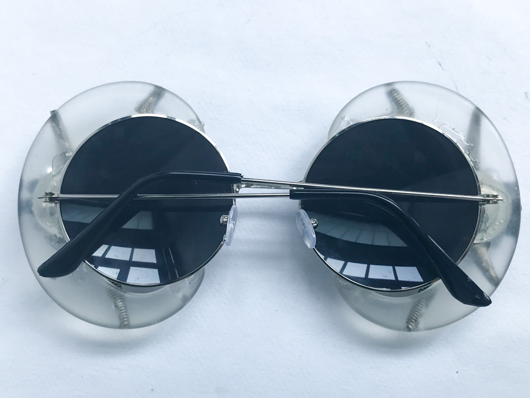 Oversized Silver Spikes Sunglasses - Silver Mirrored Sunglasses ...